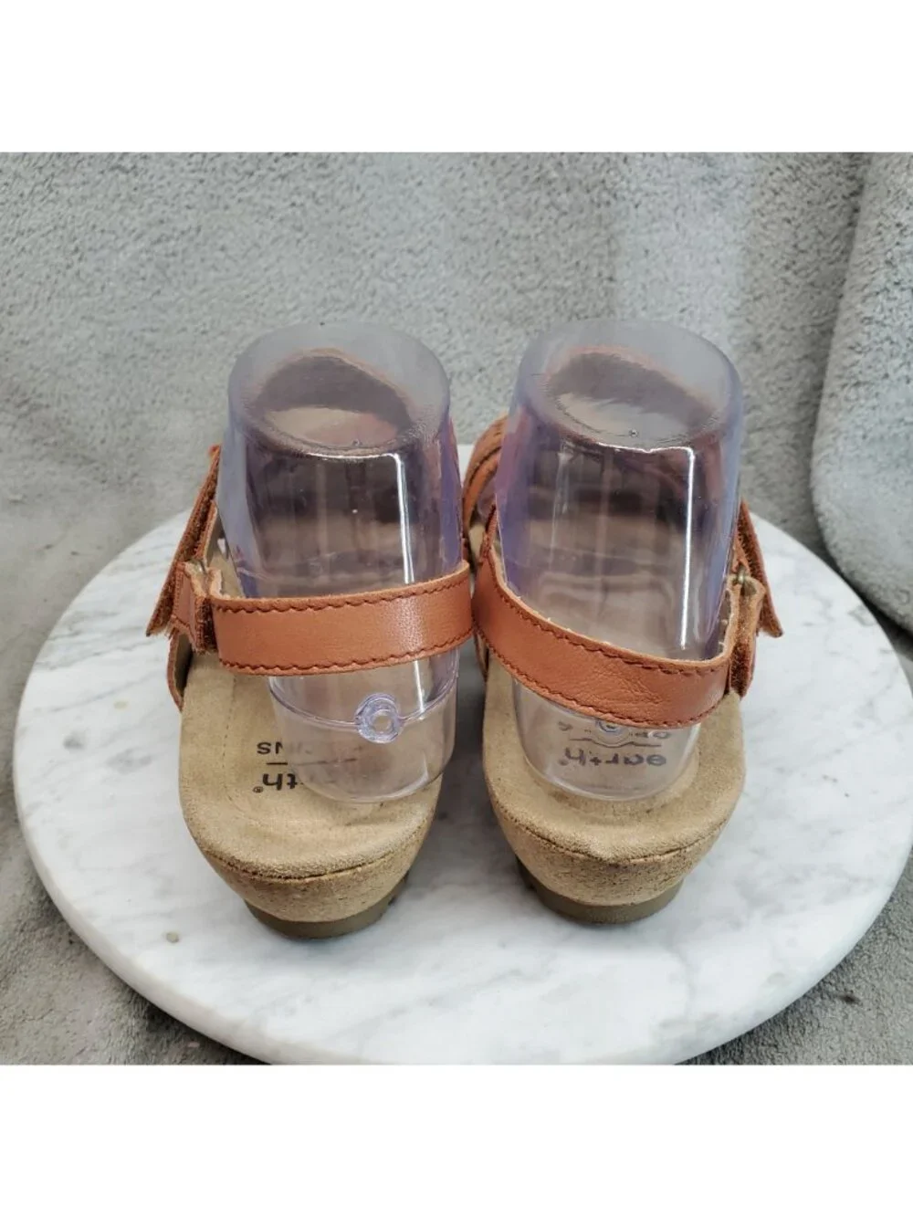 Earth Origins Shoes Womens Size 8 Origins Kendra Khloe Brown Wedge Sandals *Read
